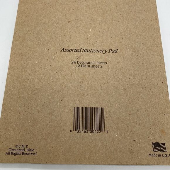 Teddy Bear Hugs and Hellos Vintage 1994 Stationary Paper Pad Tablet - Picture 7 of 9